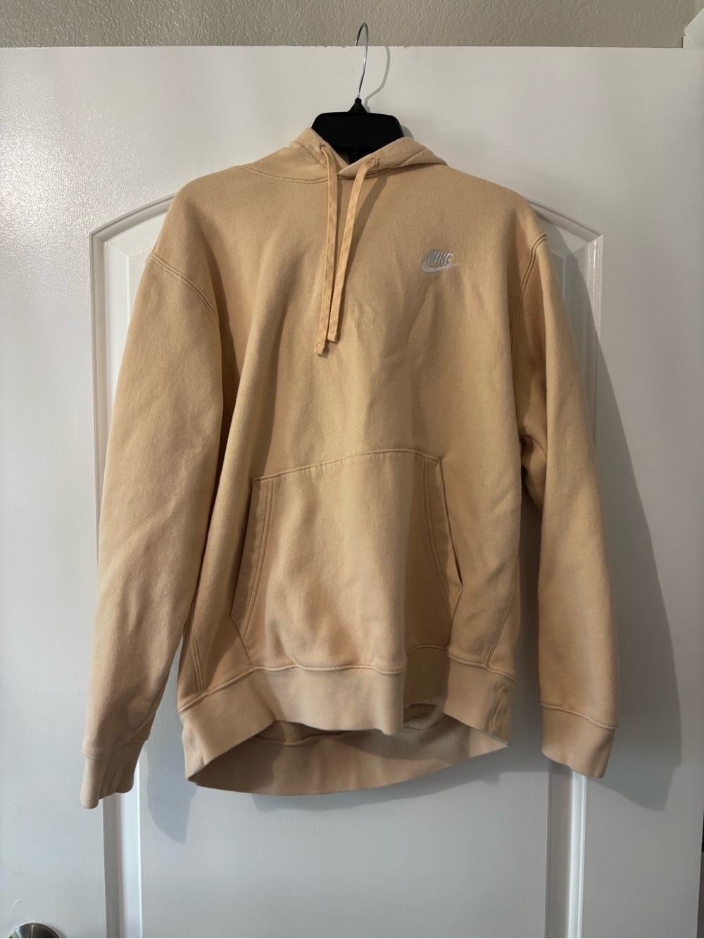 Nike peach Hoodie with Embroidered Swoosh
